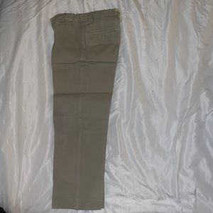 Khaki pants.